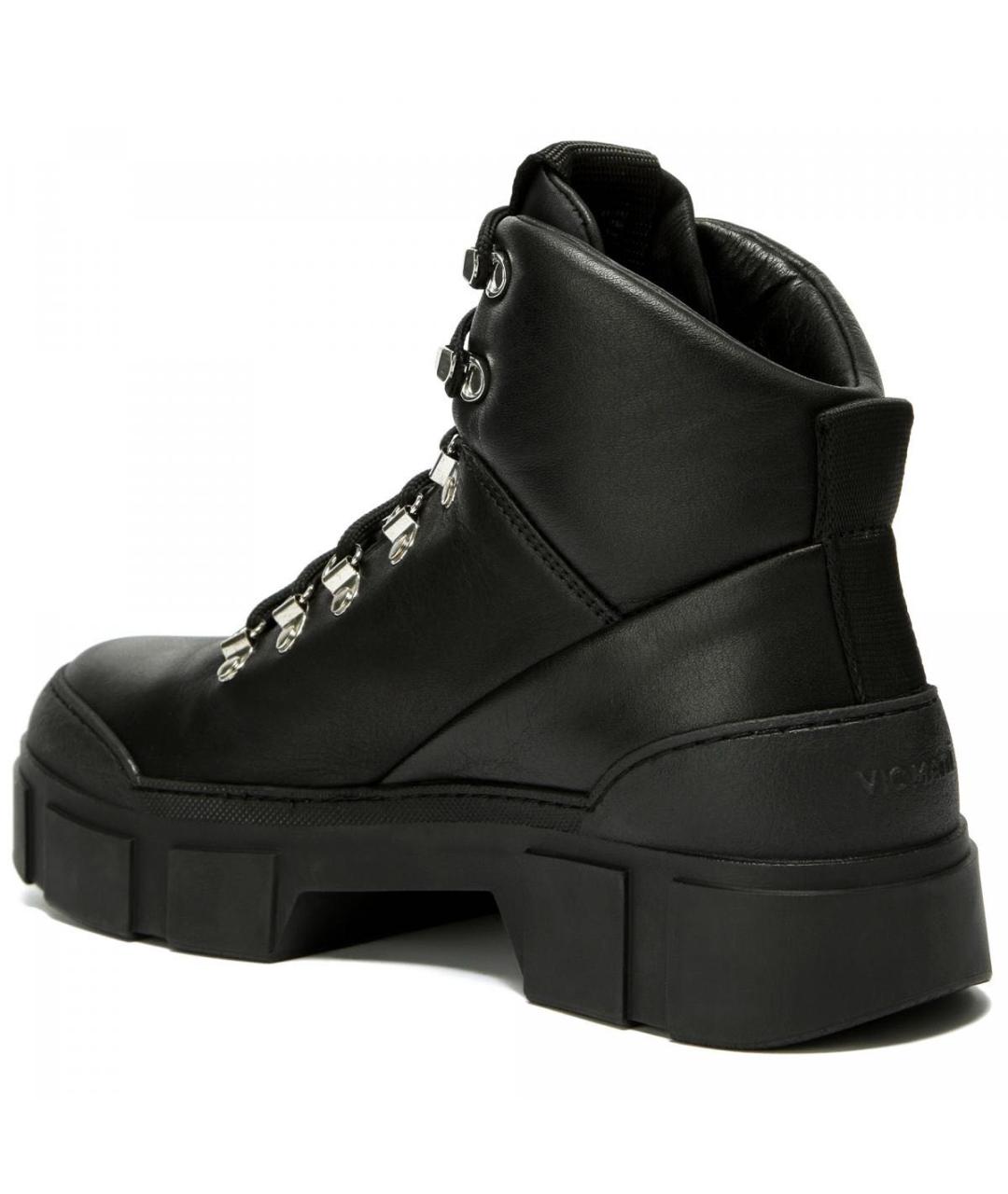 VIC MATIE Черные кожаные ботинки, фото 3