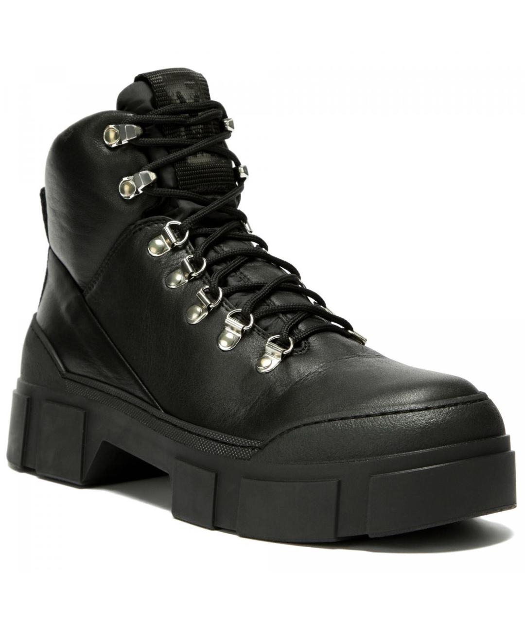 VIC MATIE Черные кожаные ботинки, фото 2