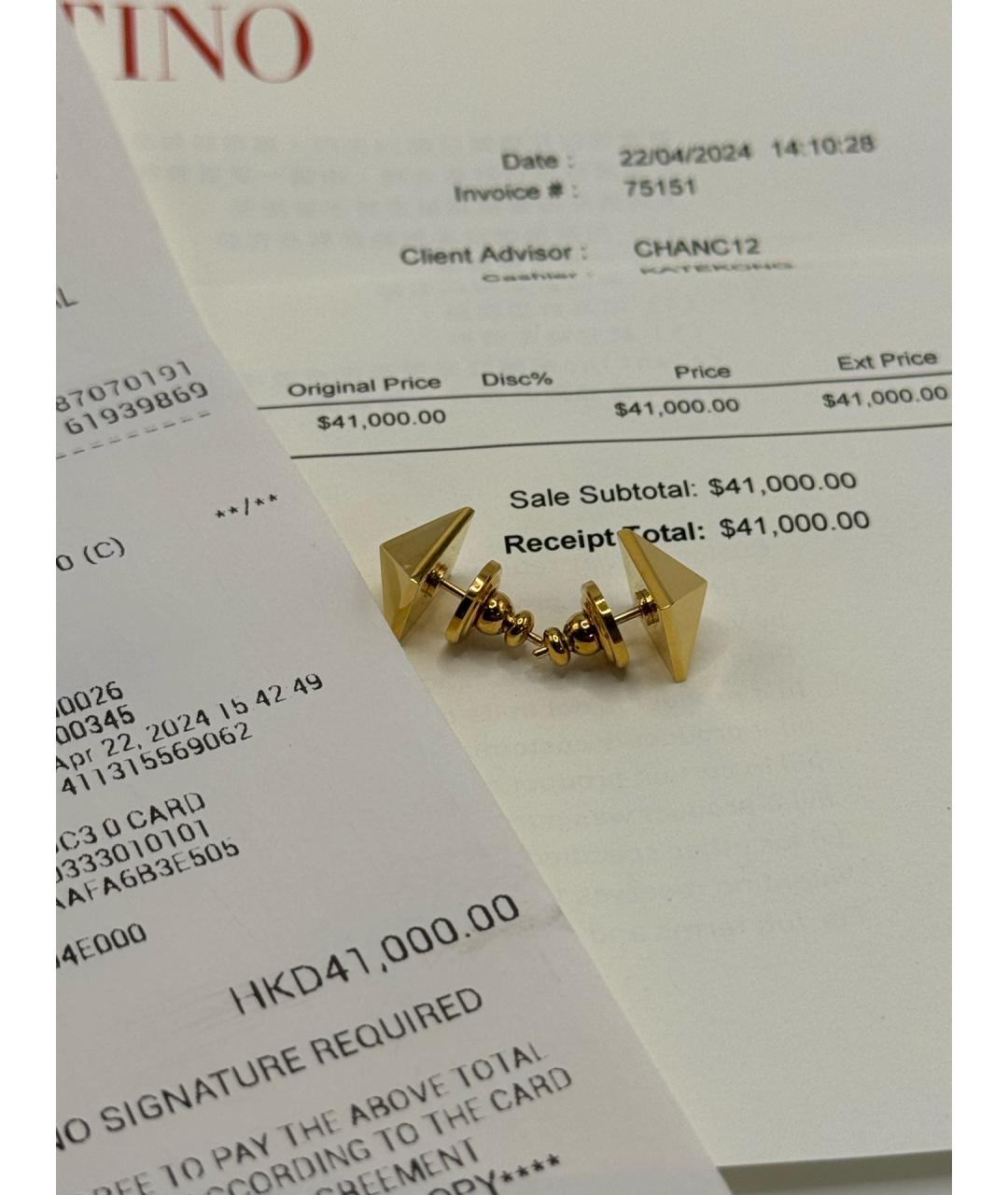 VALENTINO Серьги, фото 4