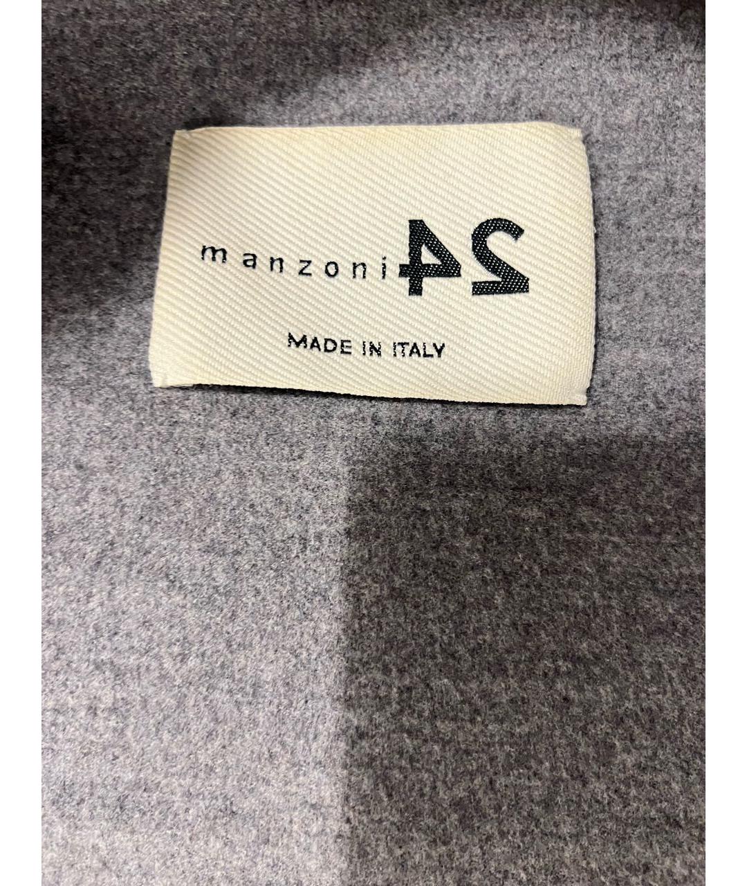 MANZONI 24 Коричневый кашемировый жилет, фото 4