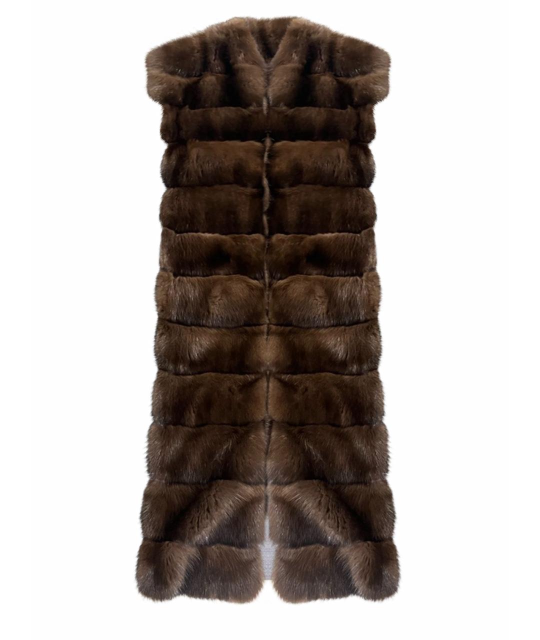 MANZONI 24 Коричневый кашемировый жилет, фото 1