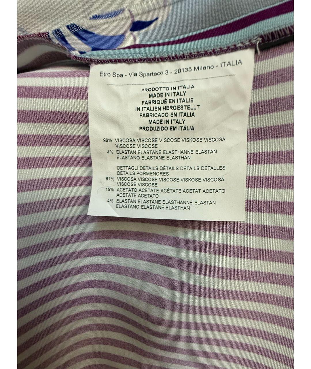 ETRO Мульти вискозное повседневное платье, фото 6