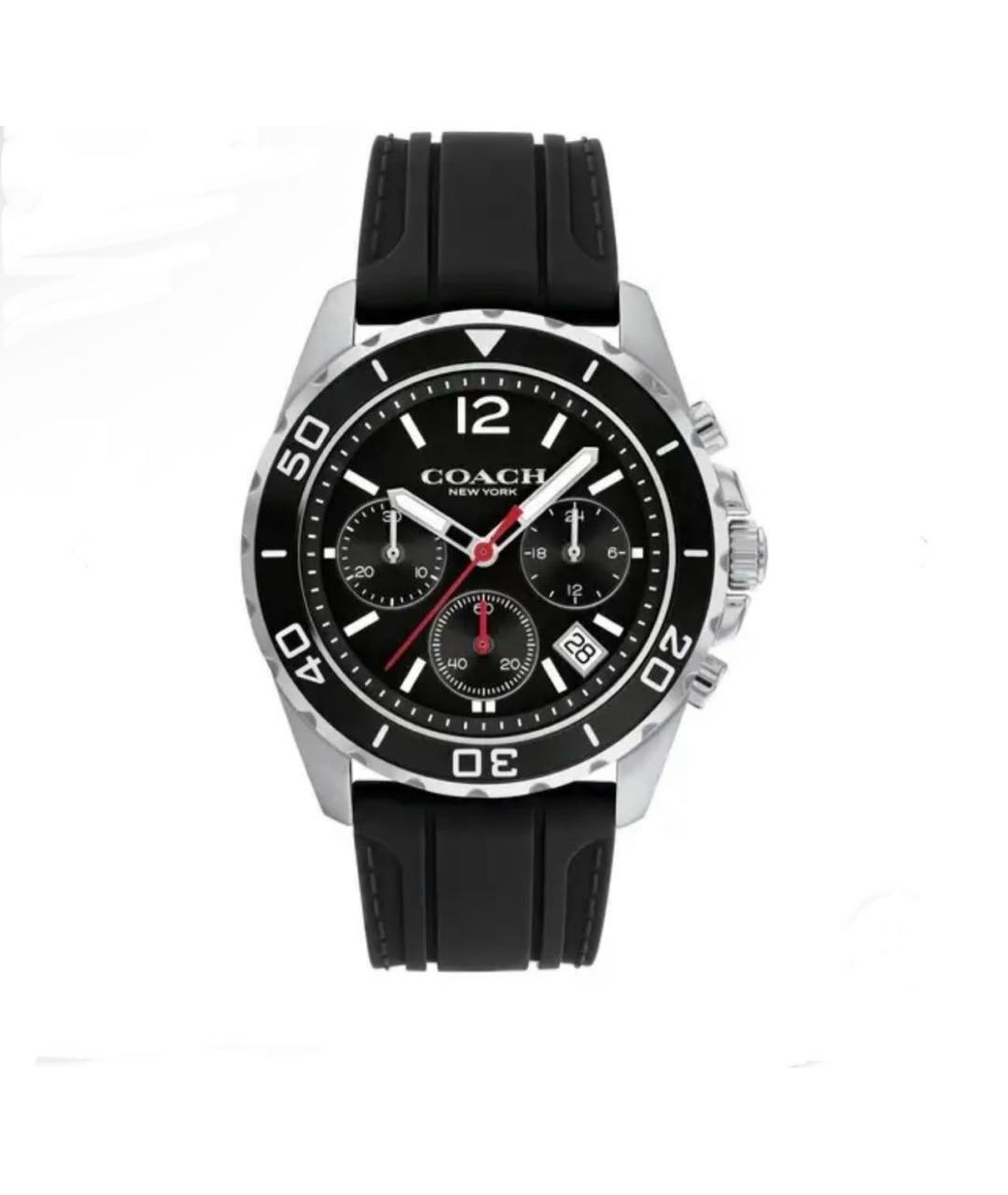 COACH Черные стальные часы, фото 1