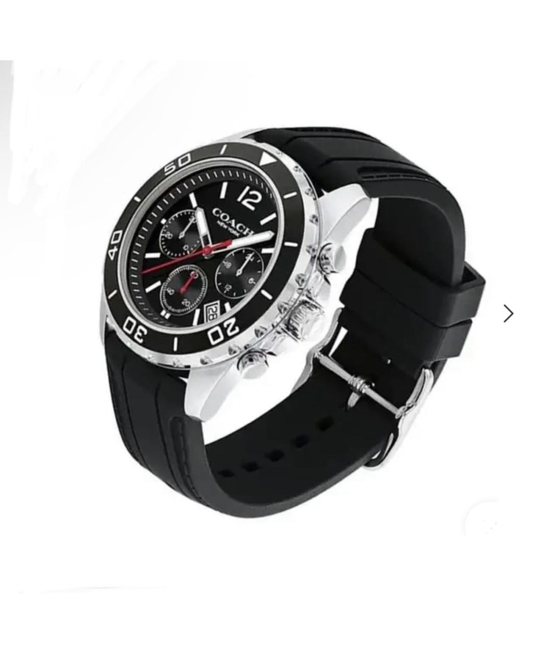 COACH Черные стальные часы, фото 2