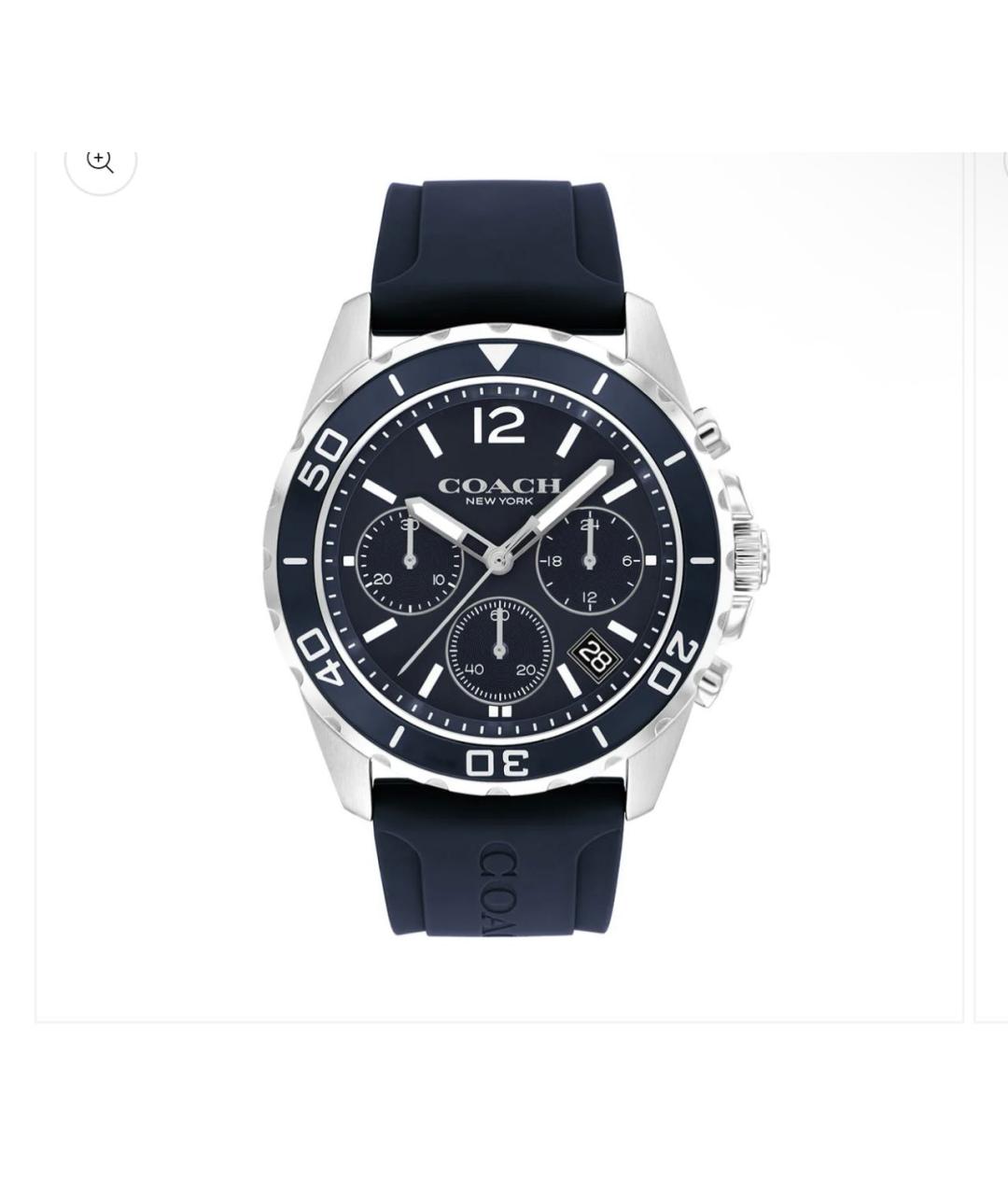 COACH Синие стальные часы, фото 1
