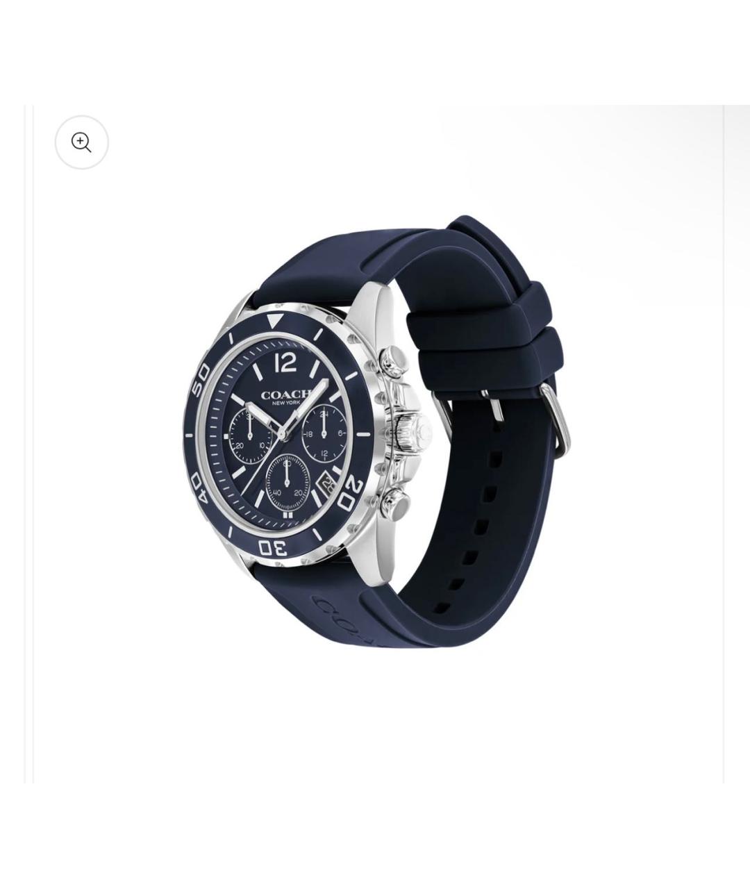 COACH Синие стальные часы, фото 3