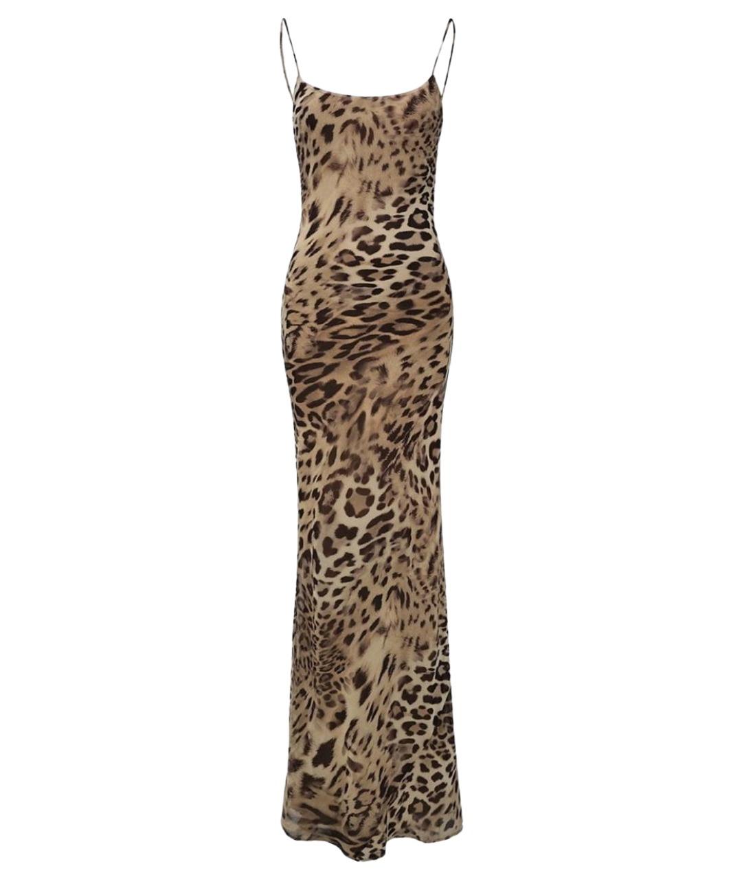 THE ANDAMANE Коричневое полиэстеровое вечернее платье, фото 1