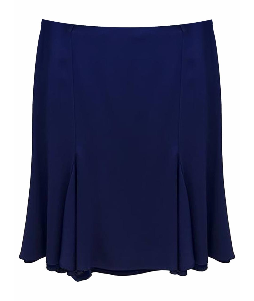 VERSACE Синяя юбка мини, фото 1