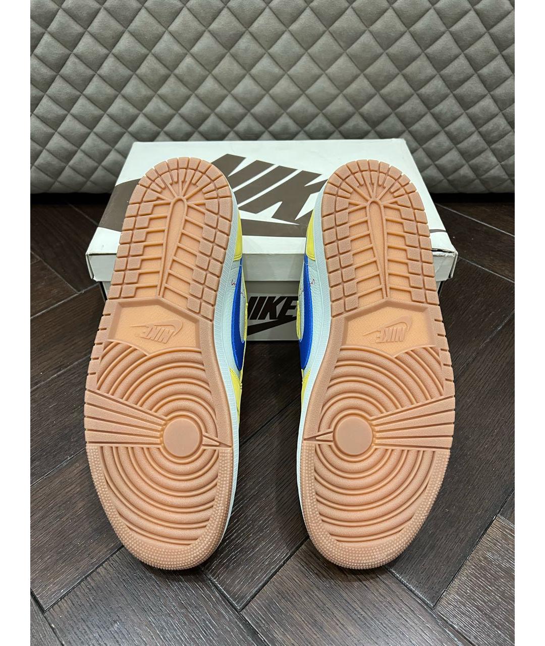 JORDAN Мульти кожаные низкие кроссовки / кеды, фото 5