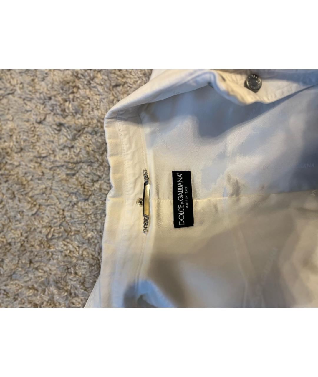 DOLCE&GABBANA Белая куртка, фото 4
