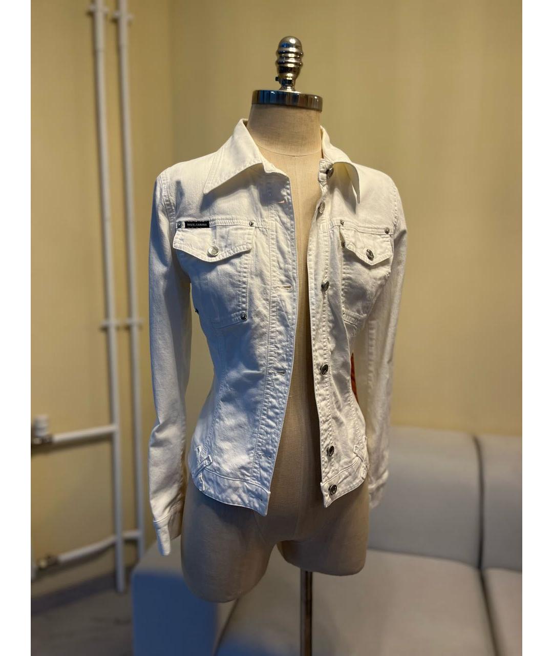 DOLCE&GABBANA Белая куртка, фото 6