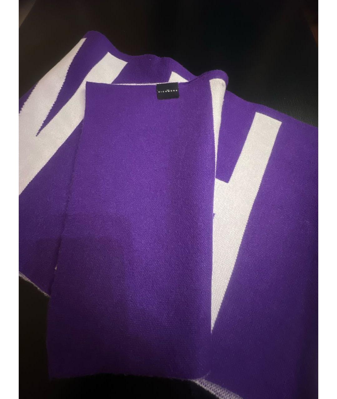 JOHN RICHMOND Фиолетовый шарф, фото 3