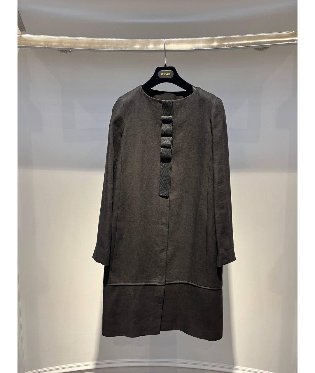 VERSACE Черное повседневное платье, фото 3