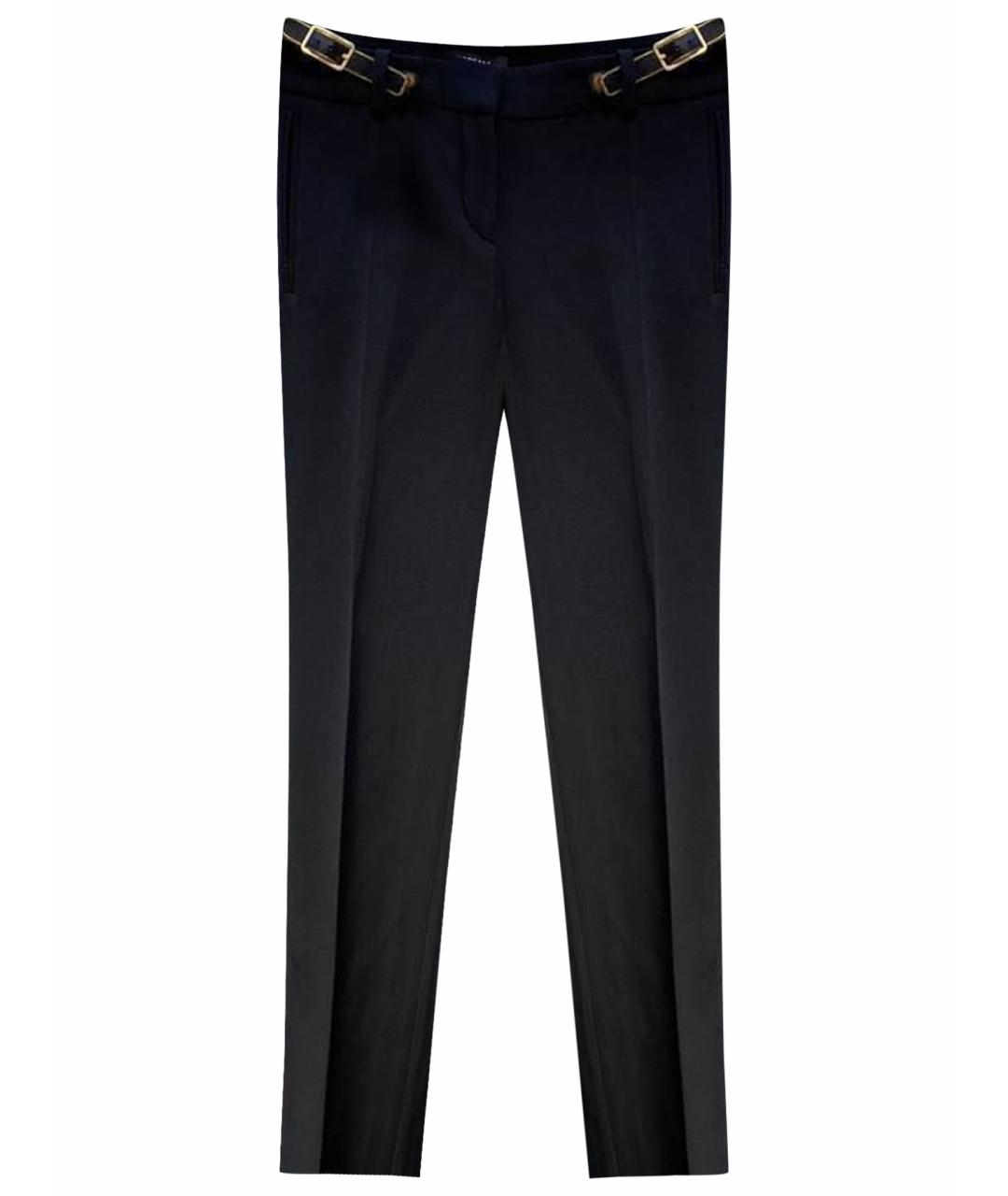 VERSACE Черные прямые брюки, фото 1