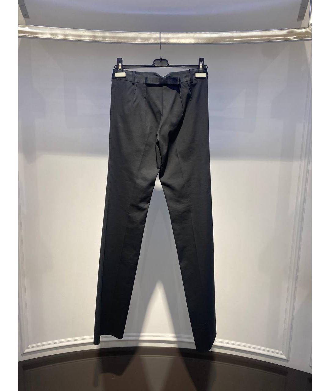 VERSACE Серые прямые брюки, фото 2