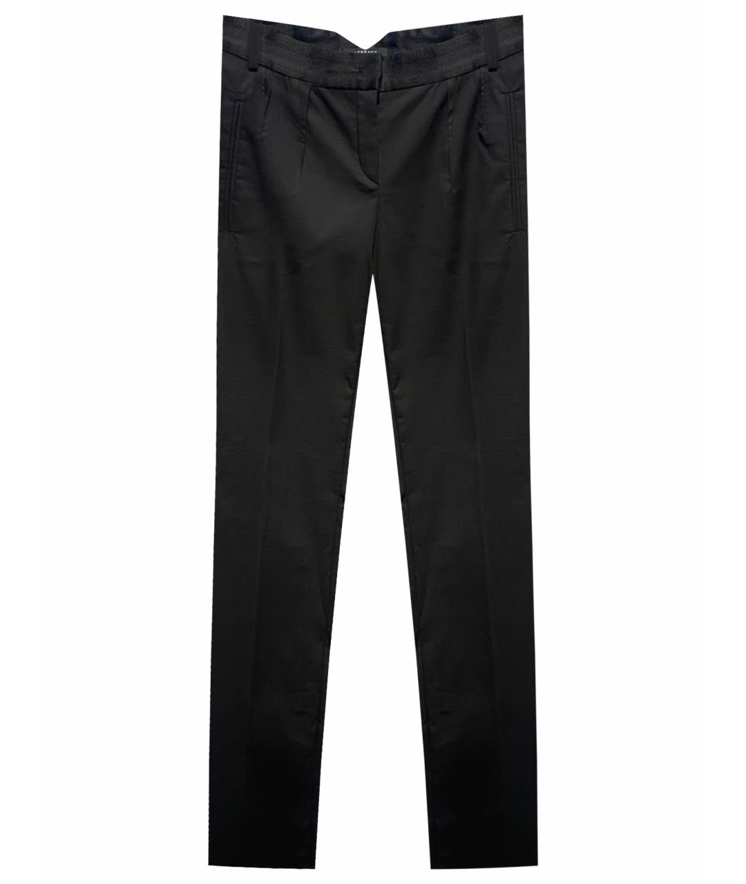 VERSACE Серые прямые брюки, фото 1