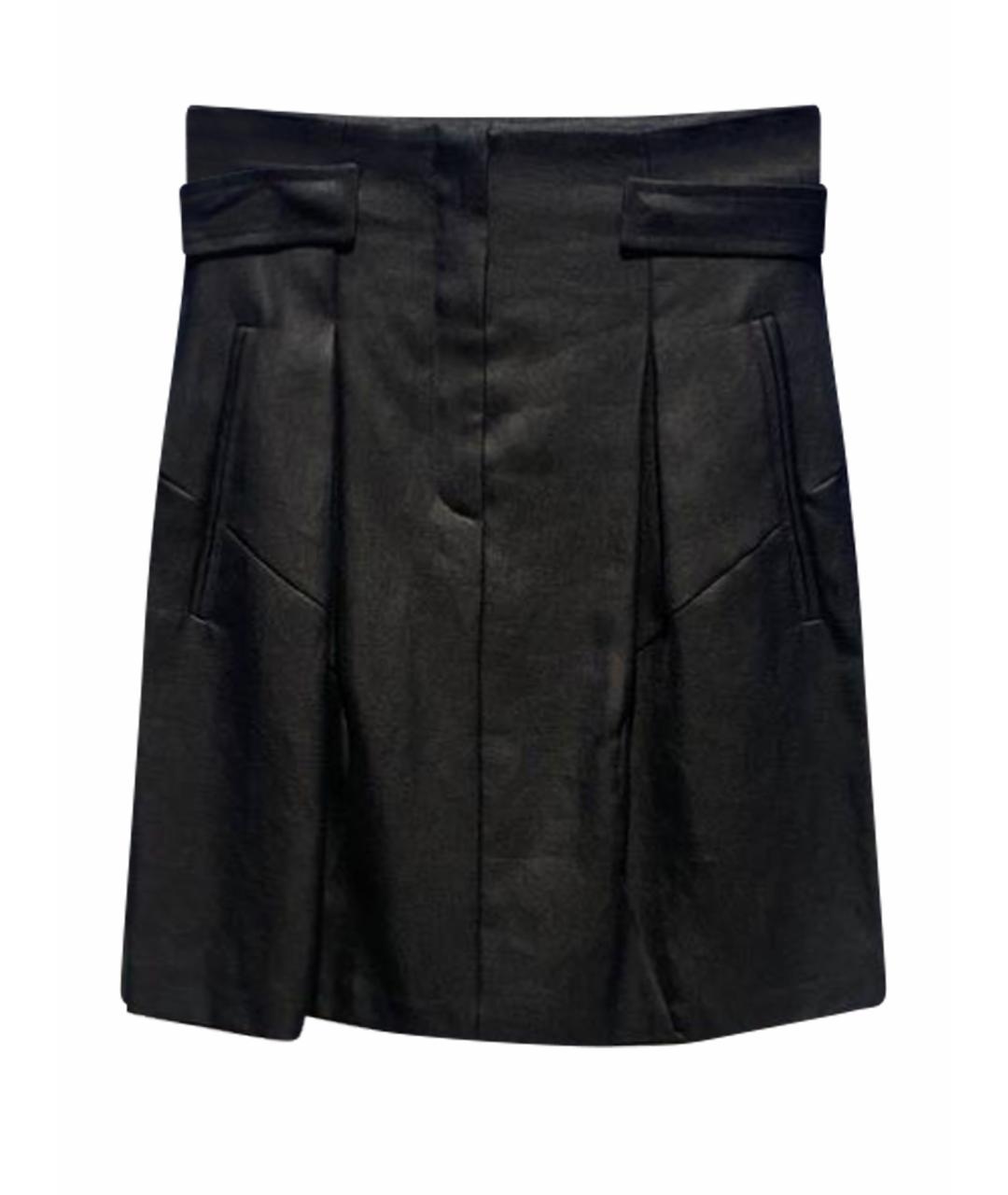 VERSACE Черная юбка мини, фото 1