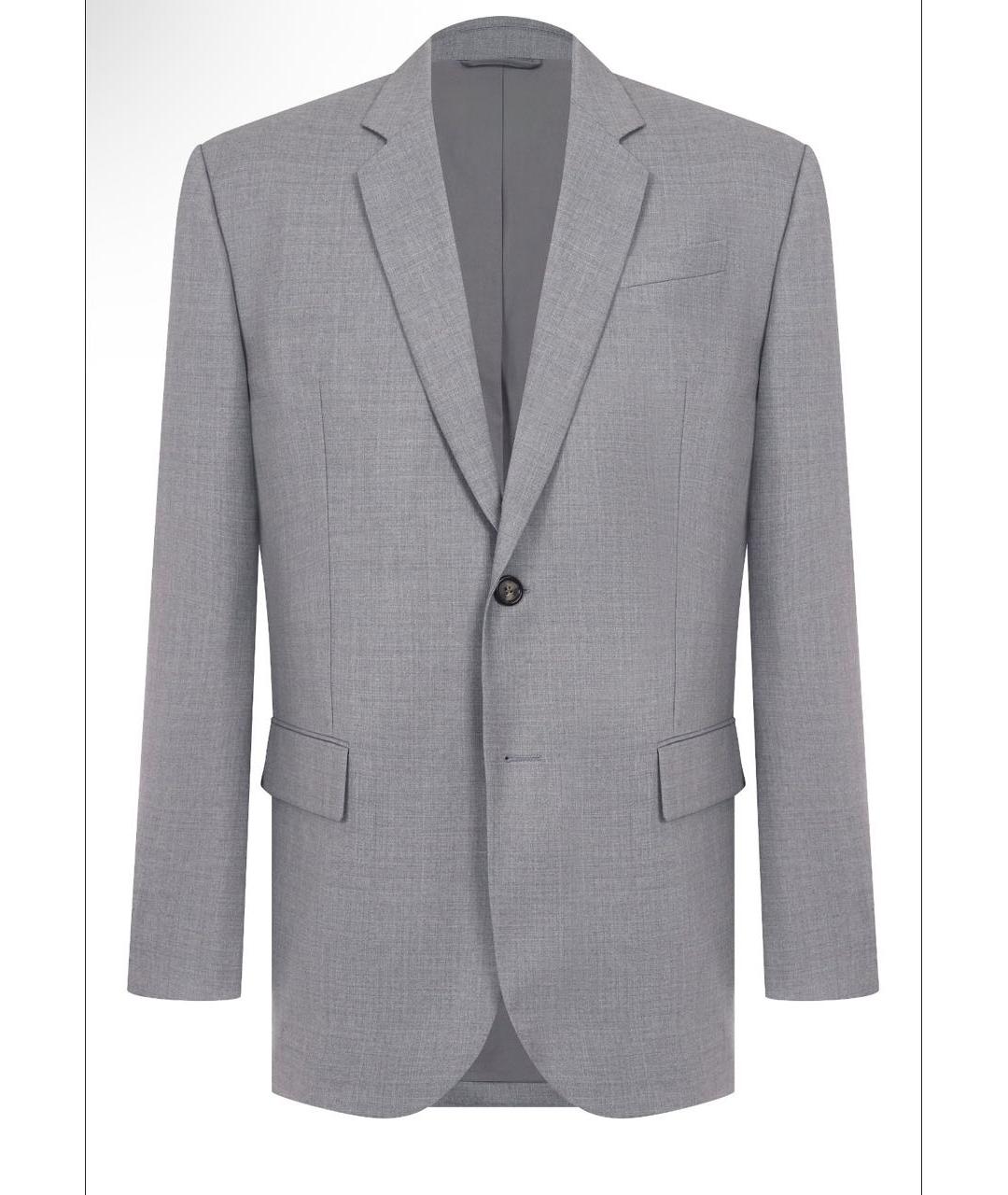 BILLIONAIRE Серый шерстяной пиджак, фото 9