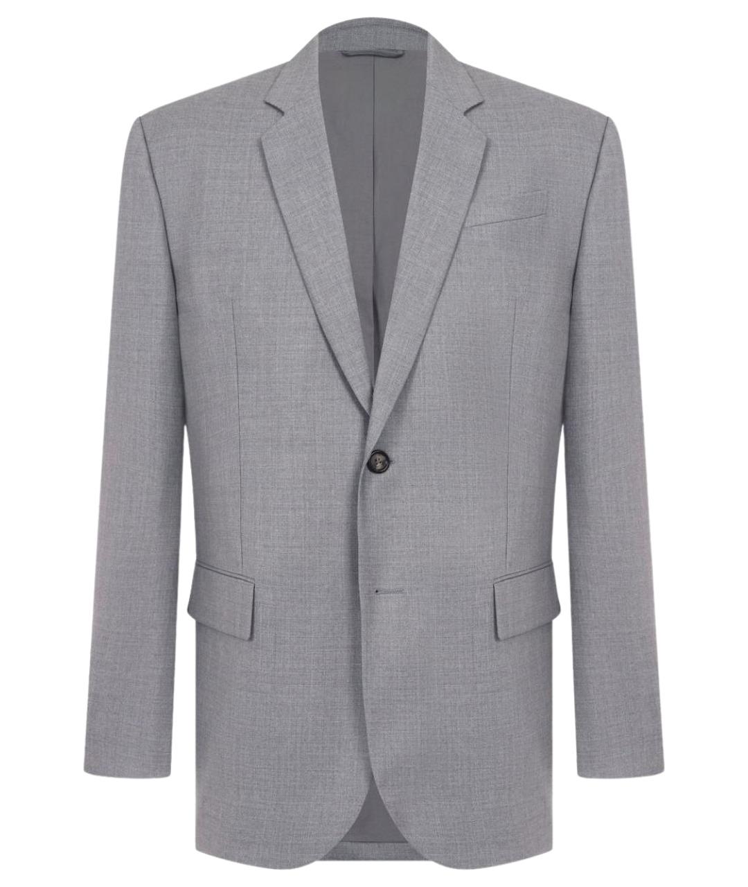 BILLIONAIRE Серый шерстяной пиджак, фото 1