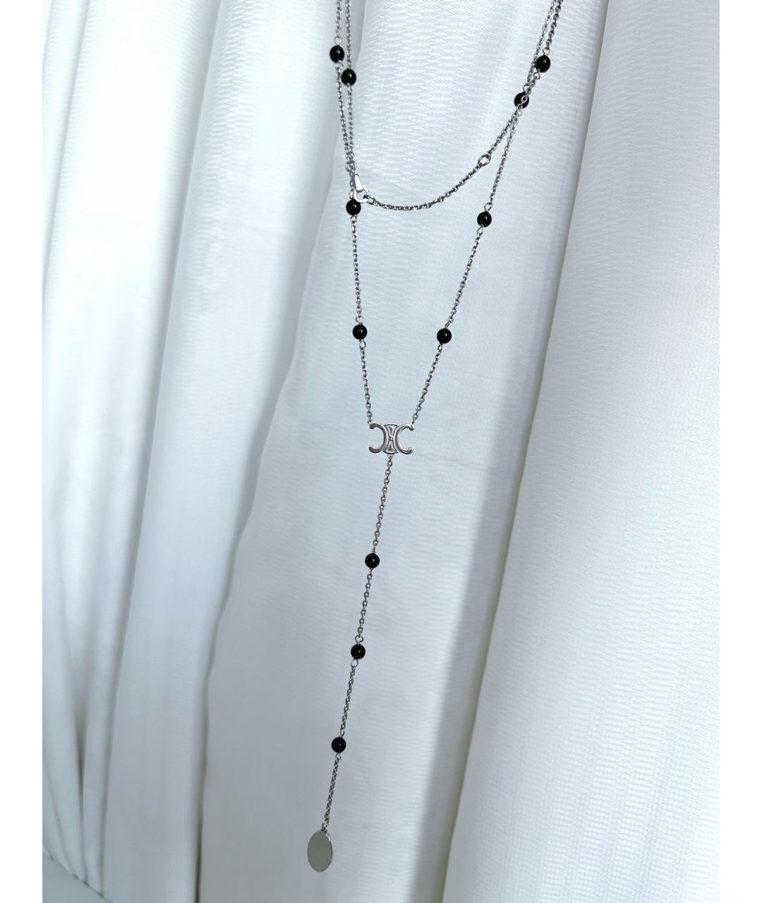 CELINE Серебряное колье, фото 7
