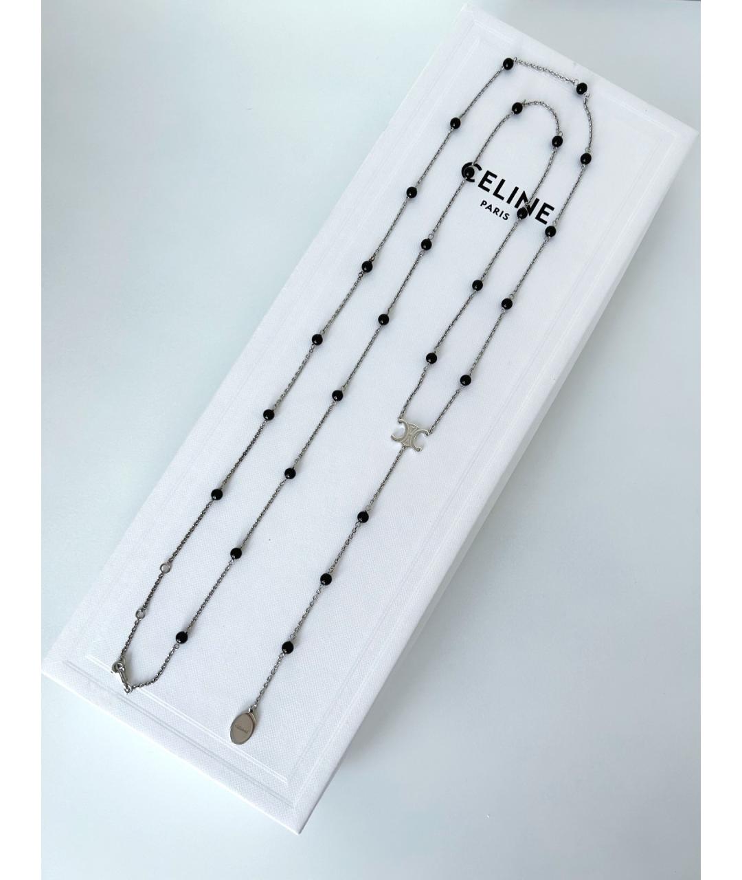 CELINE Серебряное колье, фото 3