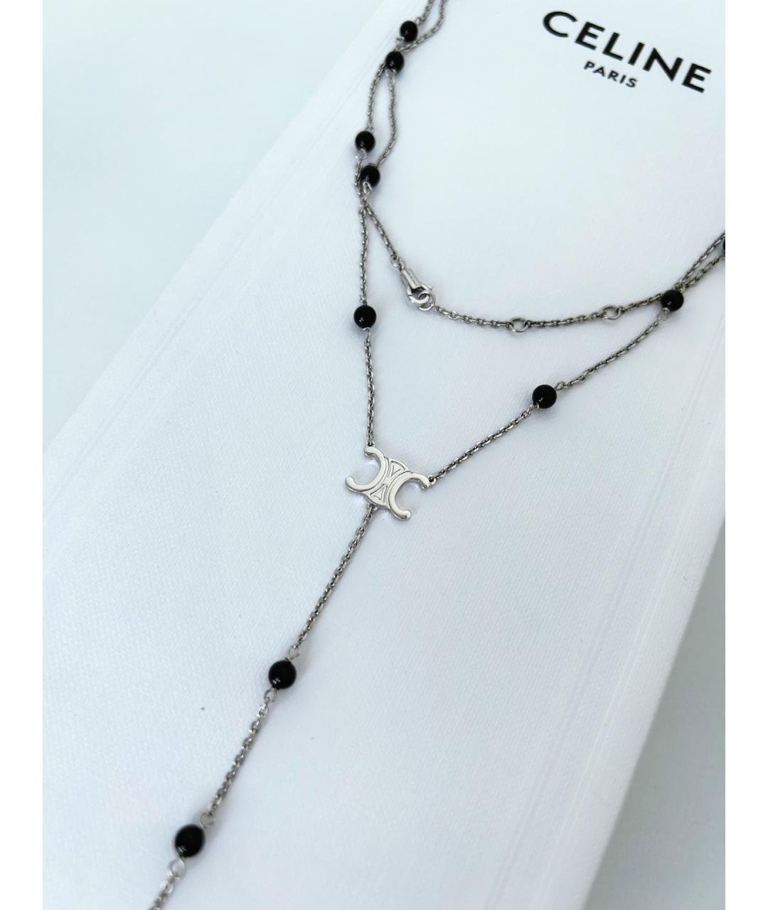 CELINE Серебряное колье, фото 5