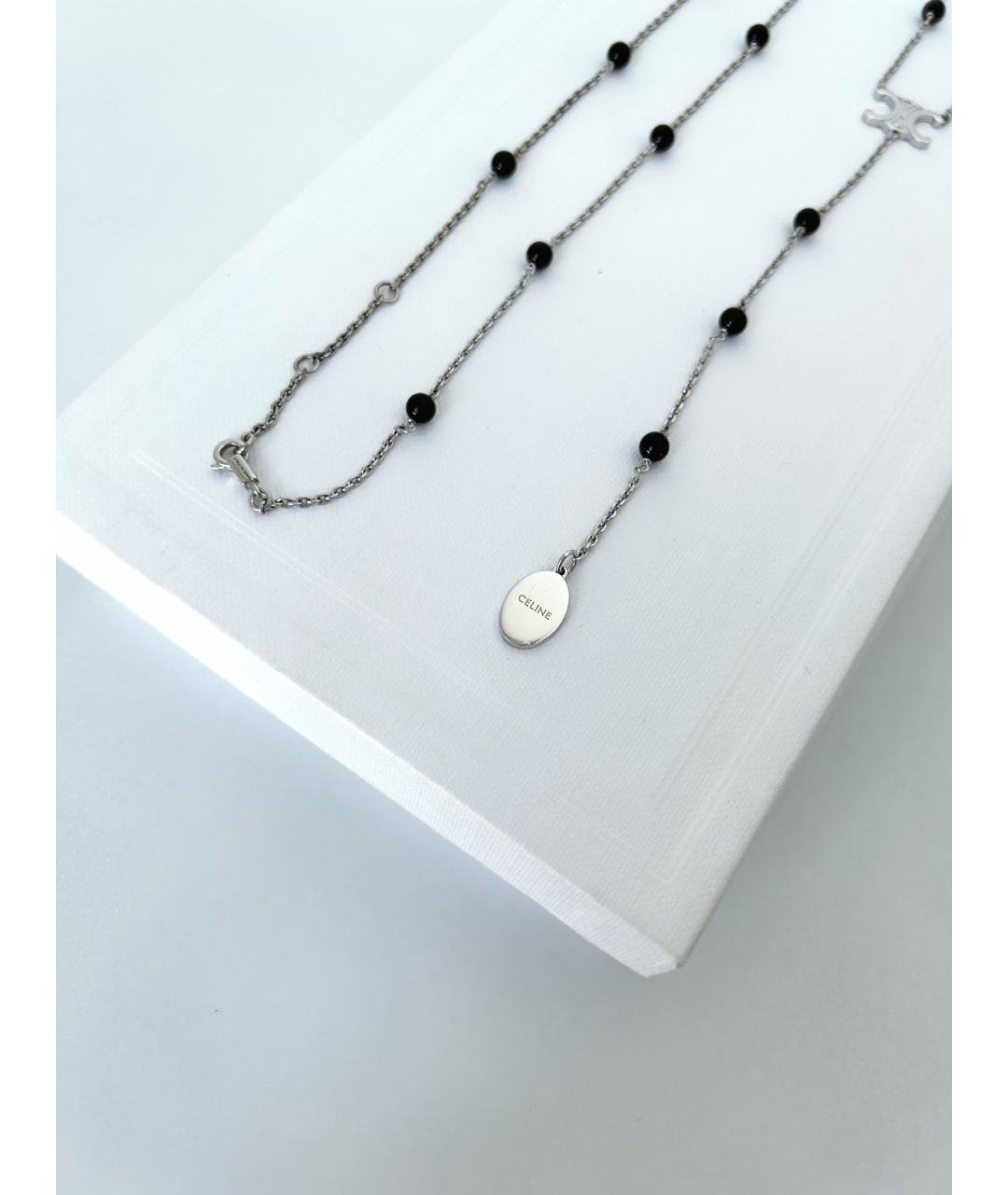 CELINE Серебряное колье, фото 6