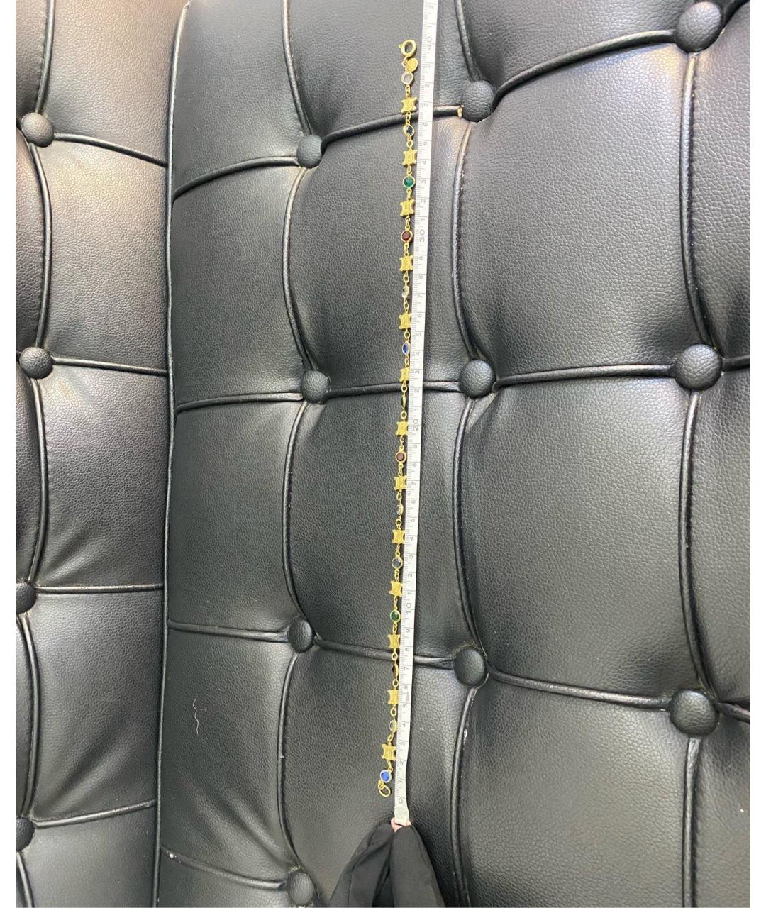 CELINE Золотое металлическое колье, фото 8