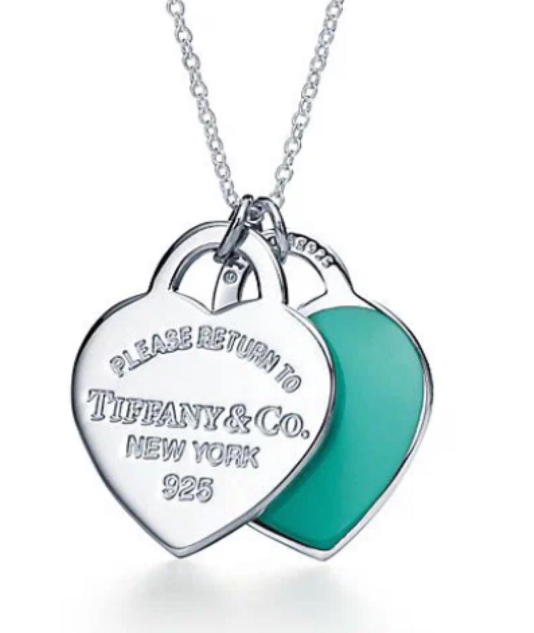 TIFFANY&CO Бирюзовое серебряное колье, фото 9