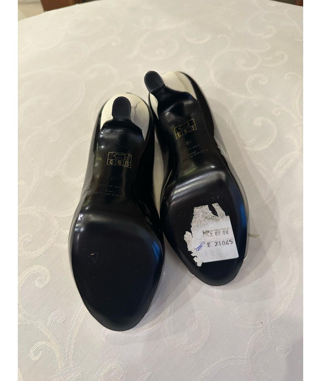 SONIA RYKIEL Черные туфли из лакированной кожи, фото 6