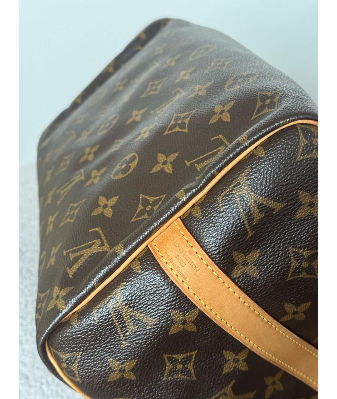 LOUIS VUITTON Коричневая сумка с короткими ручками, фото 7