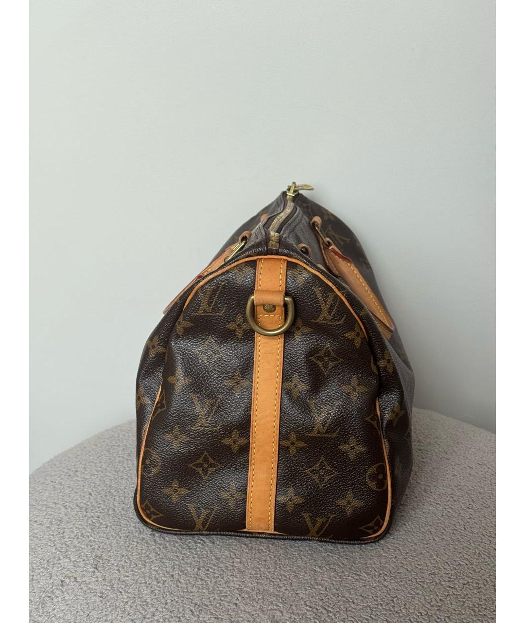 LOUIS VUITTON Коричневая сумка с короткими ручками, фото 4