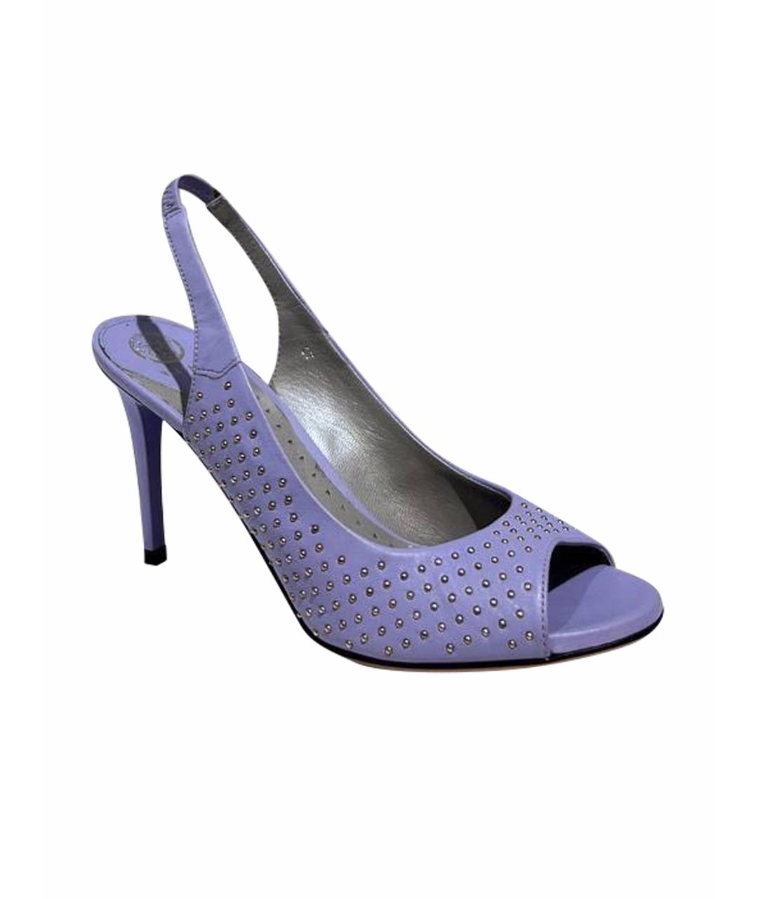 VERSACE Фиолетовые босоножки, фото 1