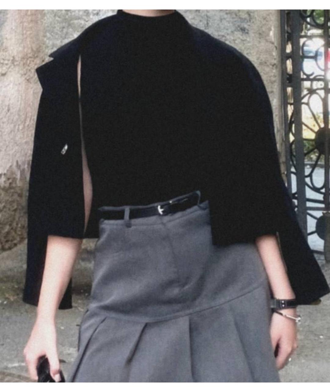 CHANEL Черный хлопковый жакет/пиджак, фото 5