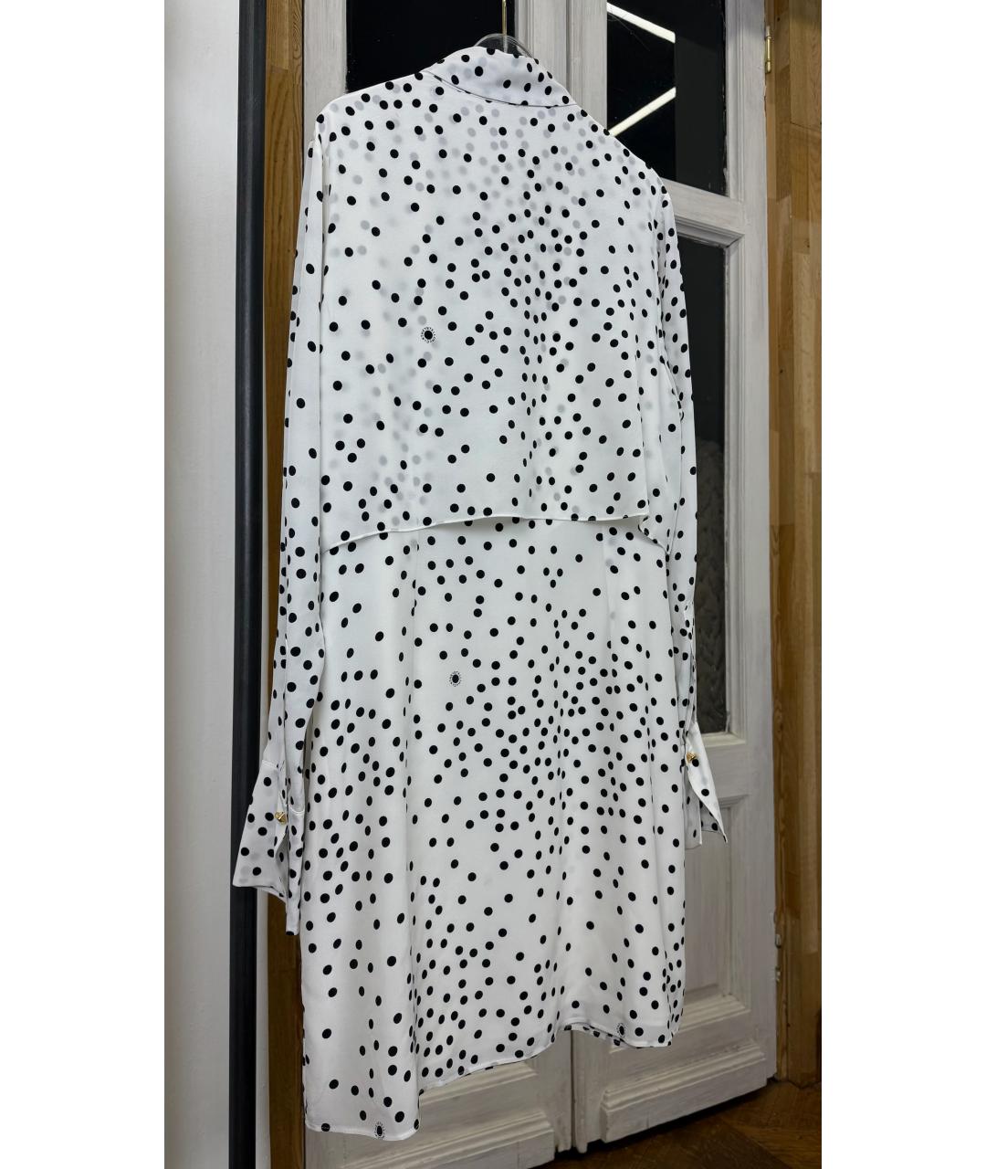 STELLA MCCARTNEY Белое шелковое повседневное платье, фото 2