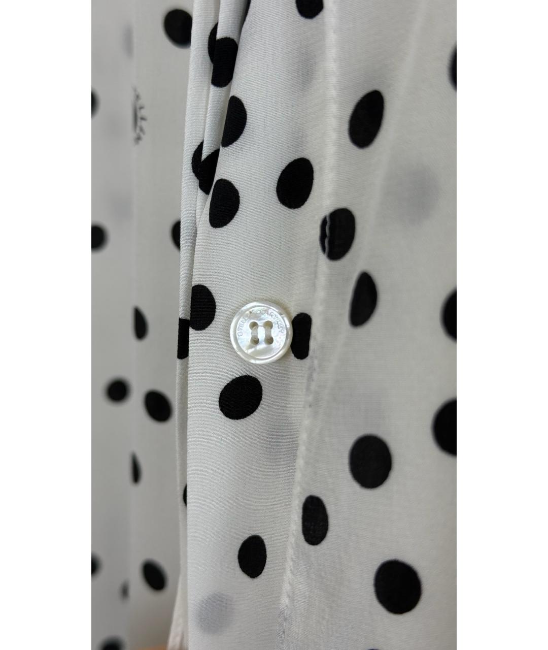 STELLA MCCARTNEY Белое шелковое повседневное платье, фото 5
