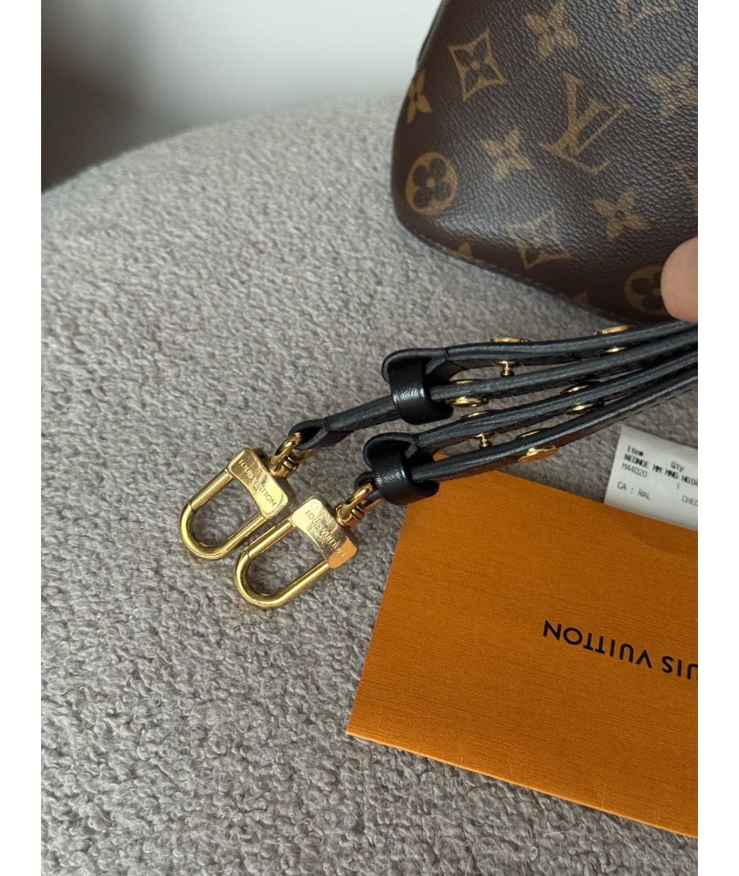 LOUIS VUITTON Коричневая сумка через плечо, фото 4