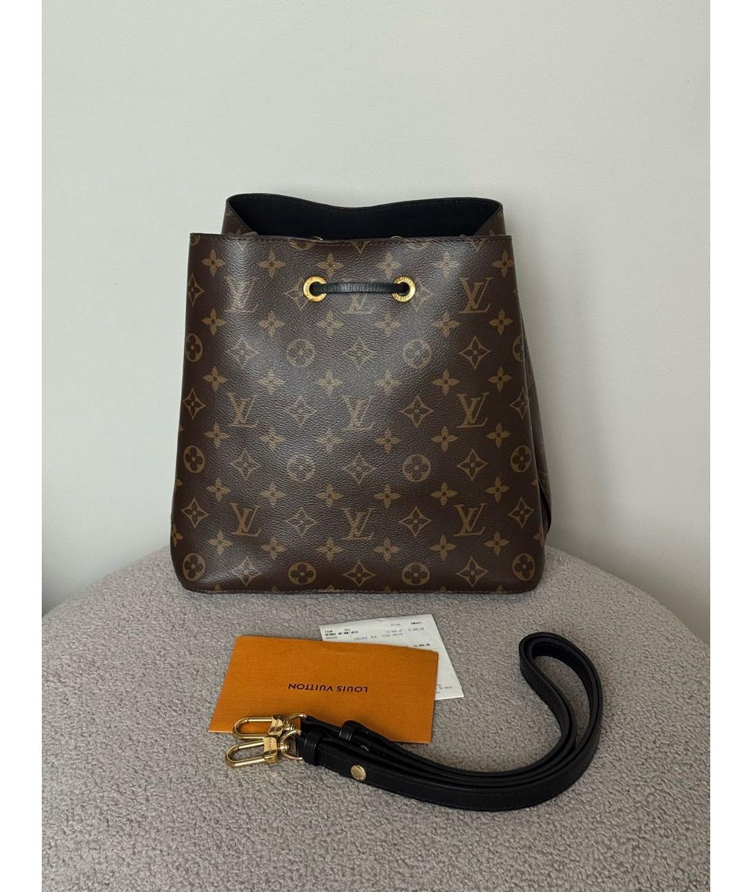 LOUIS VUITTON Коричневая сумка через плечо, фото 3