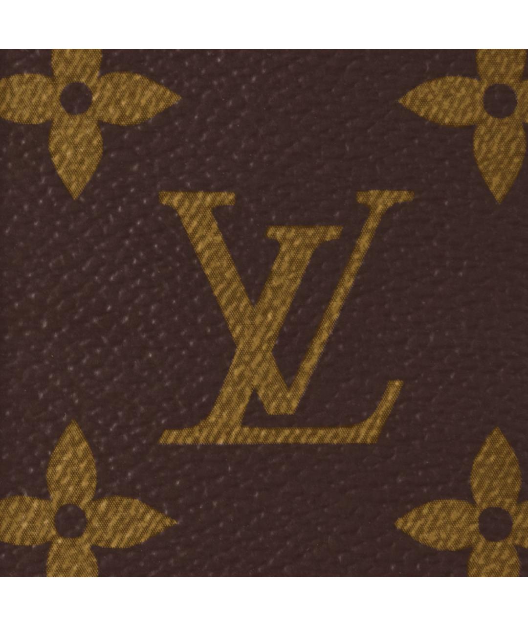 LOUIS VUITTON Коричневый кошелек, фото 5