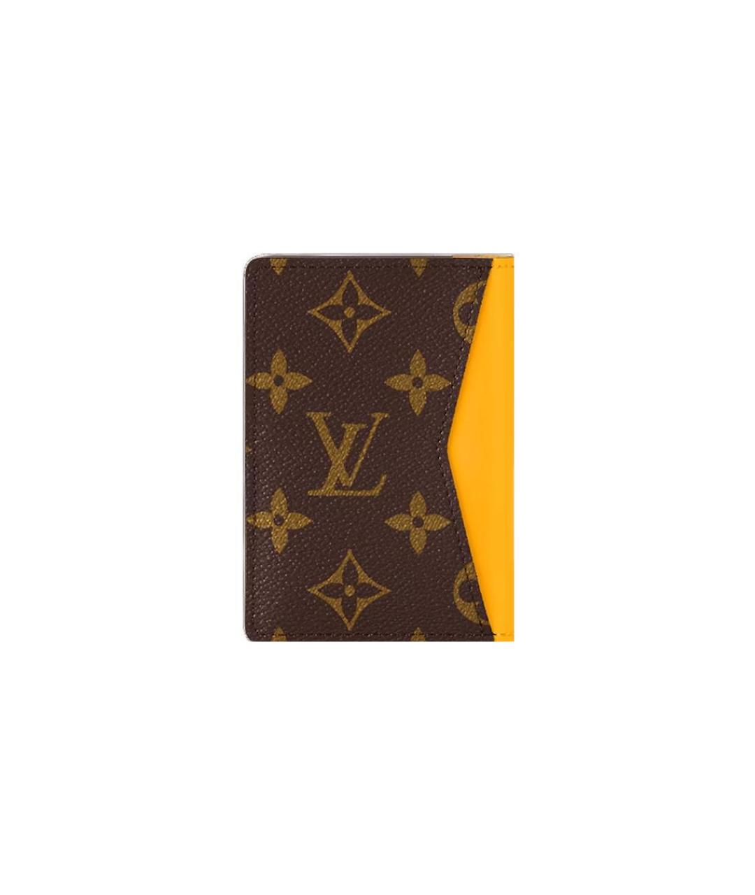 LOUIS VUITTON Коричневый кошелек, фото 3