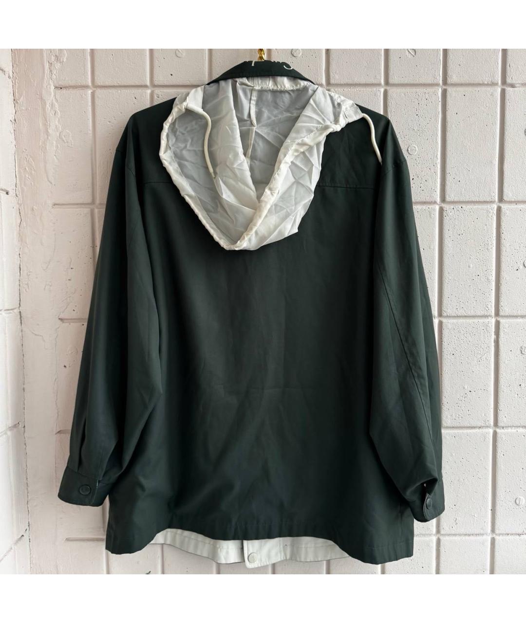 SAINT LAURENT Зеленая полиэстеровая куртка, фото 3