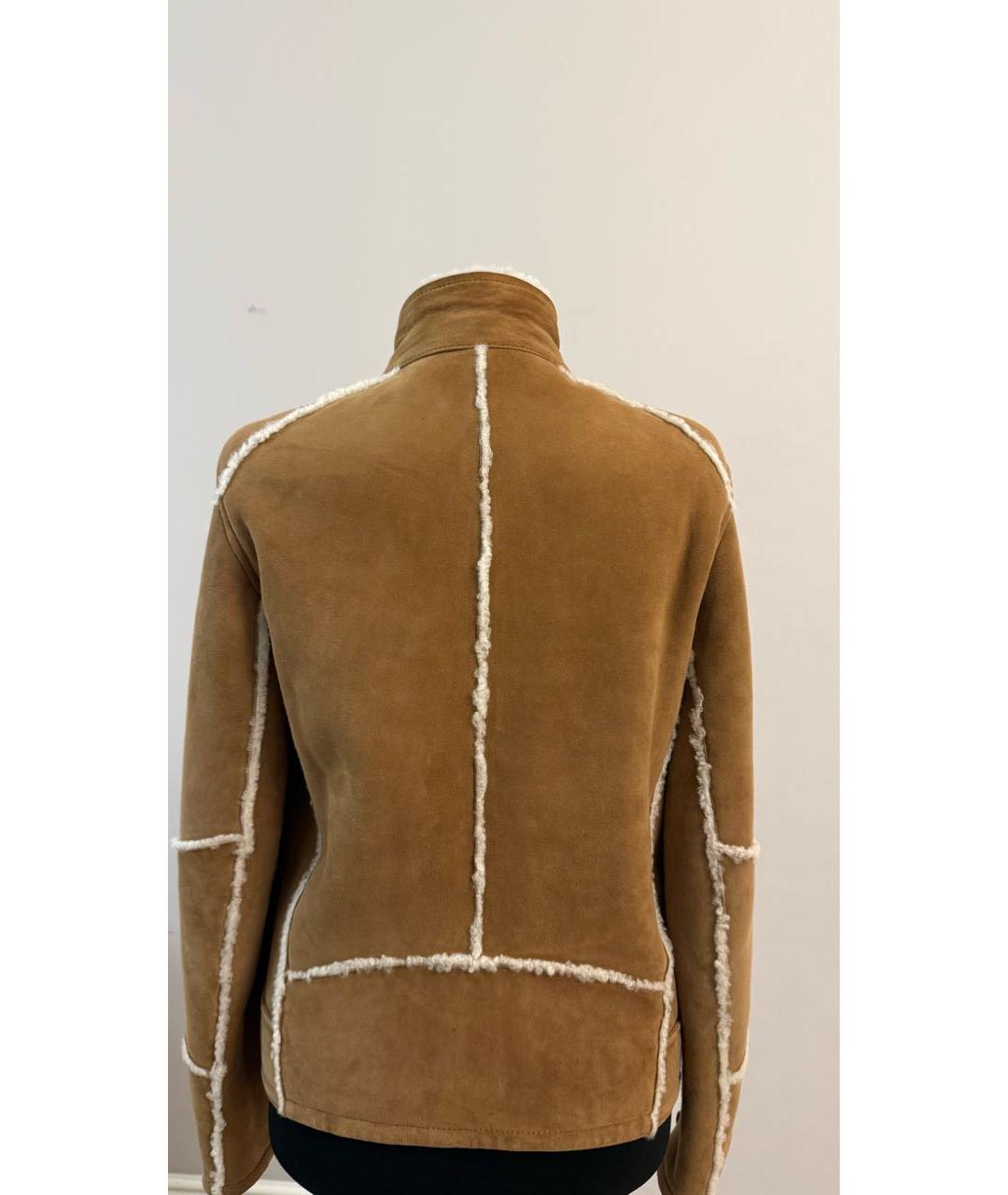 METEO YVES SALOMON Коричневая дубленка, фото 2