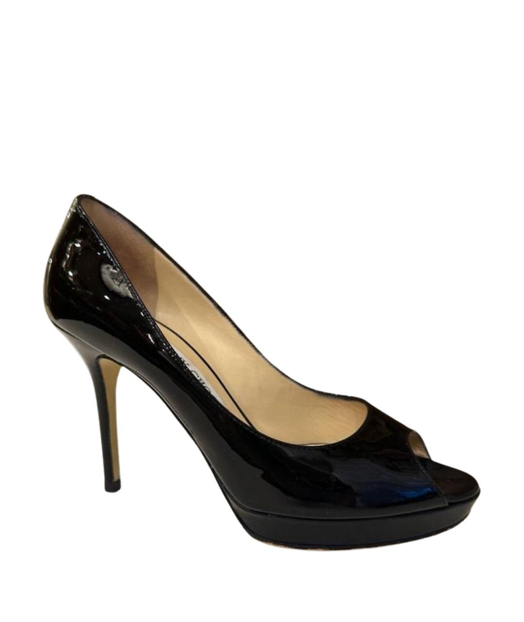 JIMMY CHOO Черные туфли из лакированной кожи, фото 1