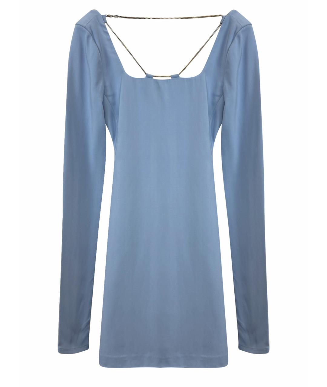1017 ALYX 9SM Голубое вискозное повседневное платье, фото 1