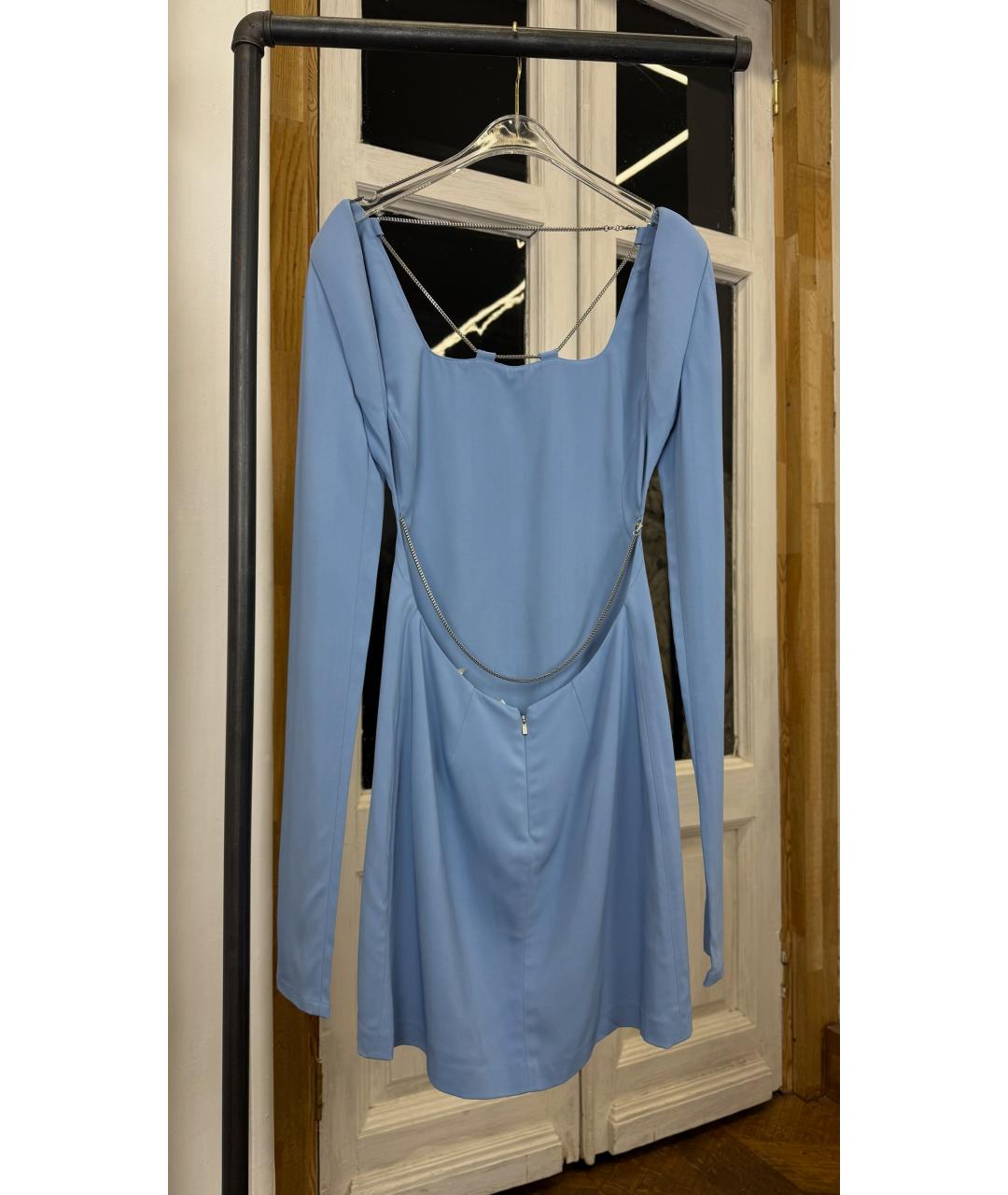 1017 ALYX 9SM Голубое вискозное повседневное платье, фото 2