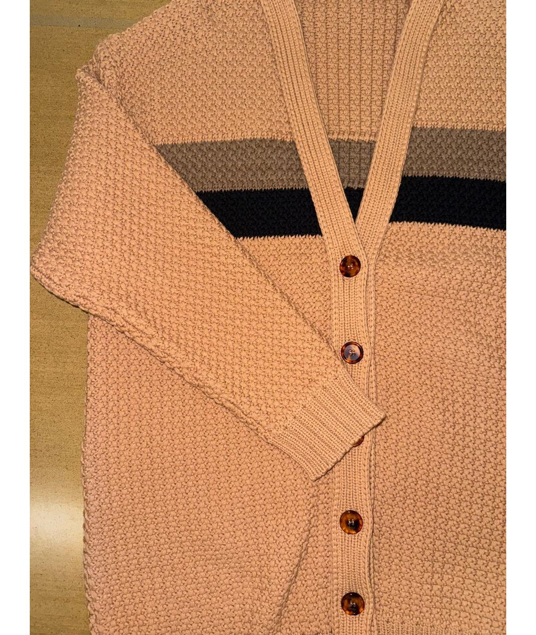 FENDI Коралловый хлопковый кардиган, фото 4