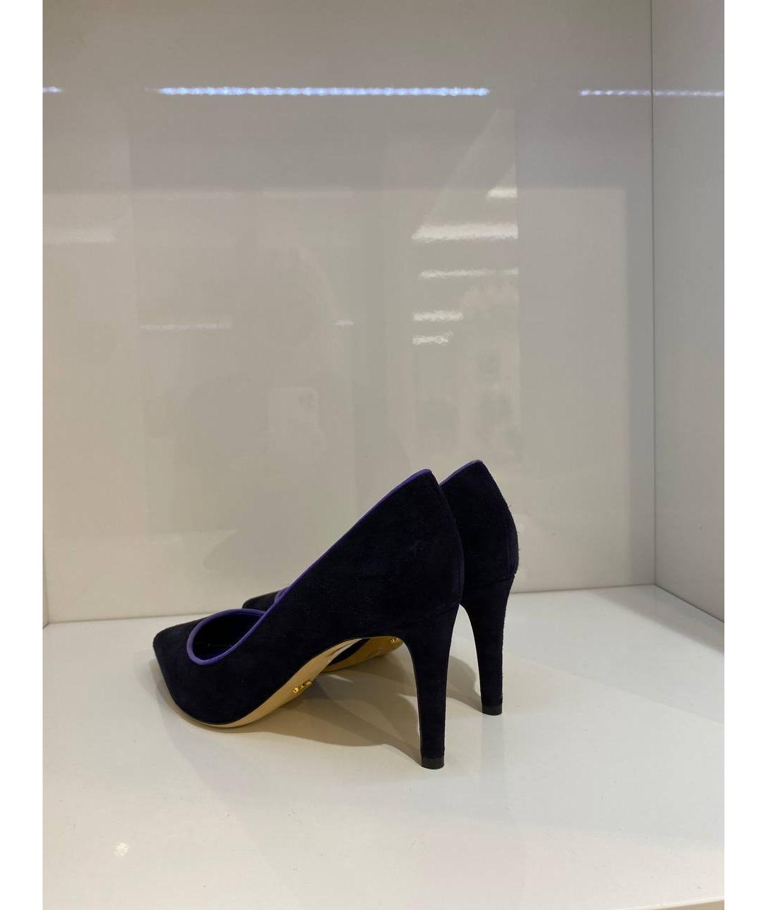 SERGIO ROSSI Черные кожаные туфли, фото 3