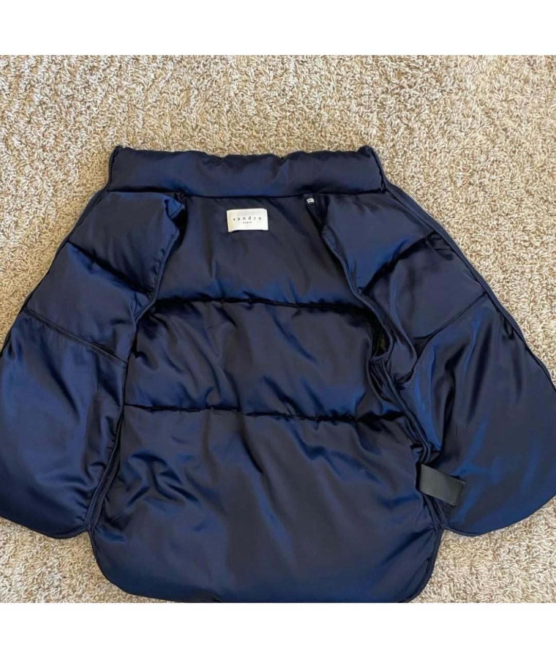 SANDRO Синий вискозный жилет, фото 3