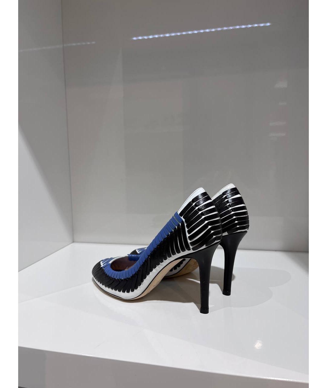 SERGIO ROSSI Мульти кожаные туфли, фото 3