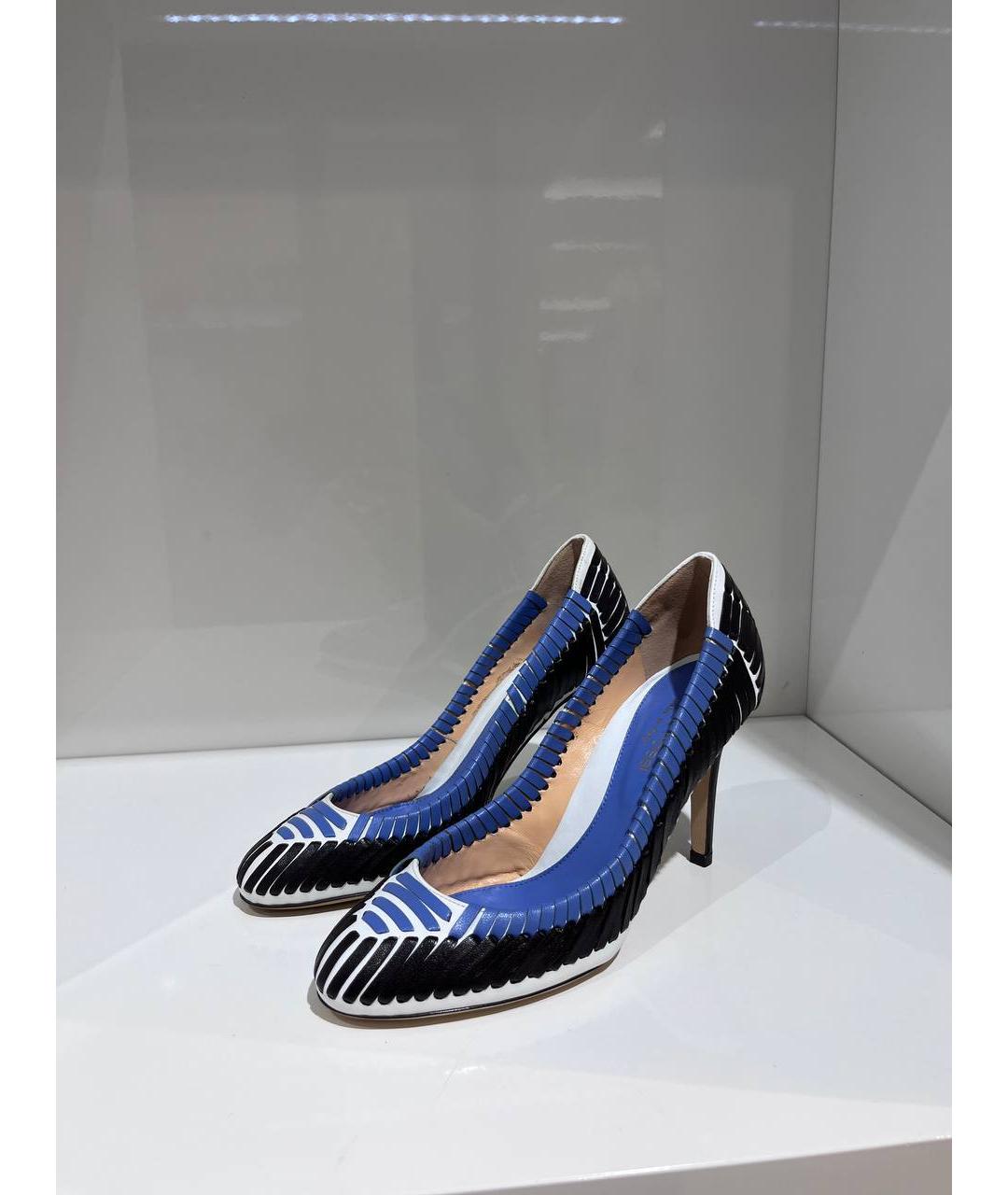 SERGIO ROSSI Мульти кожаные туфли, фото 2